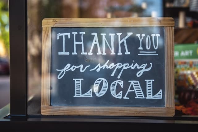 Supporting local business