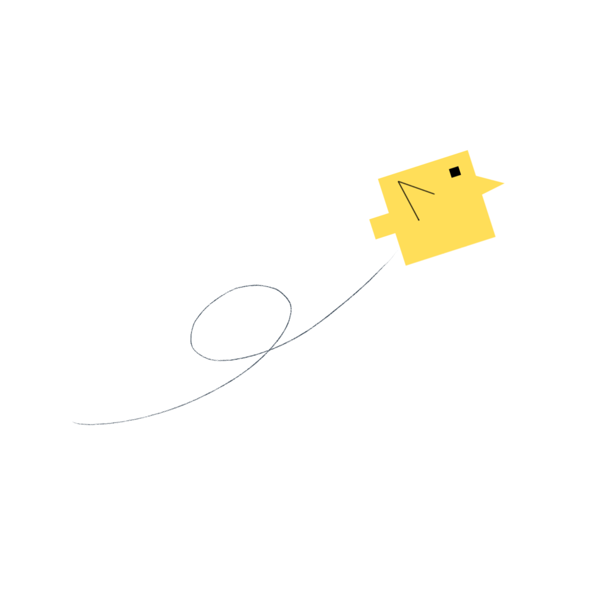 Flying bird illustration